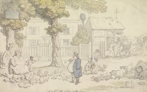 M. et Mme Jolly dans leur maison de campagne - Thomas Rowlandson